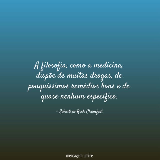 A filosofia