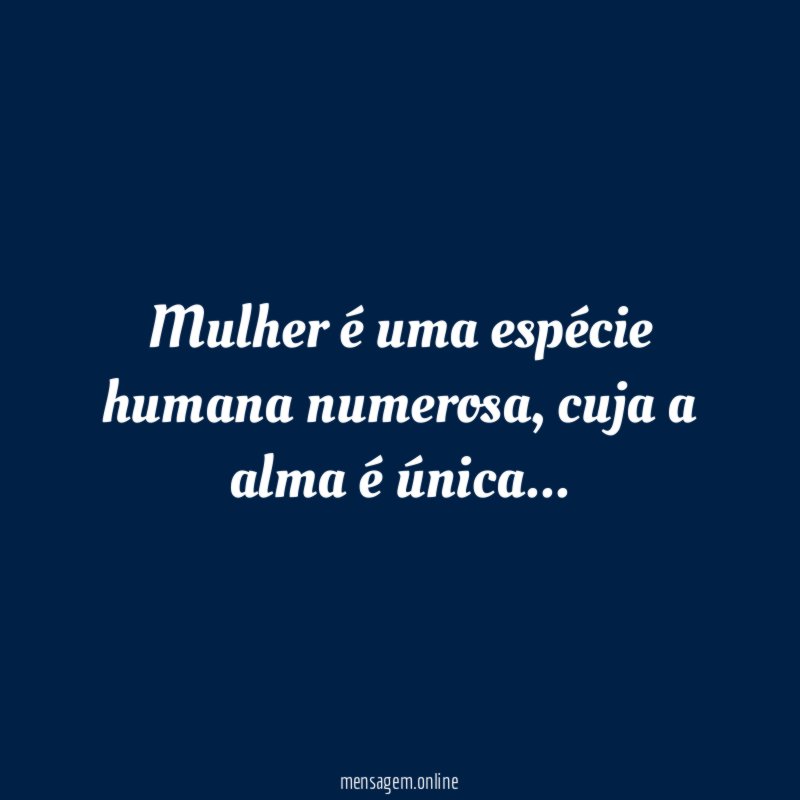 Mulher é uma espécie humana numerosa