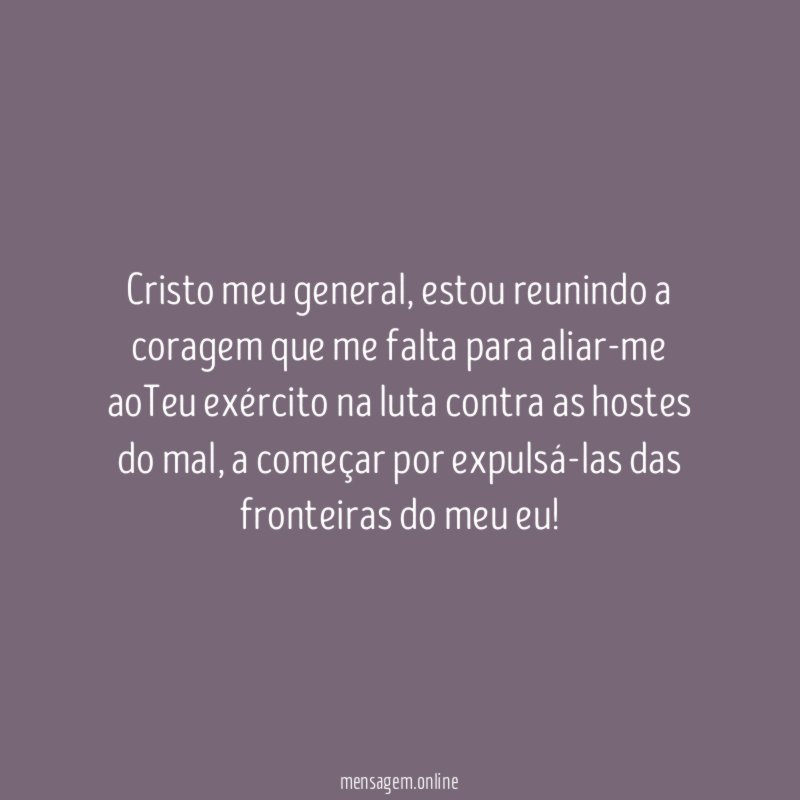 Cristo meu general