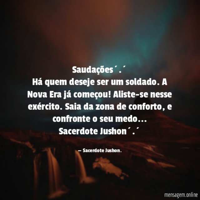 Saudações´