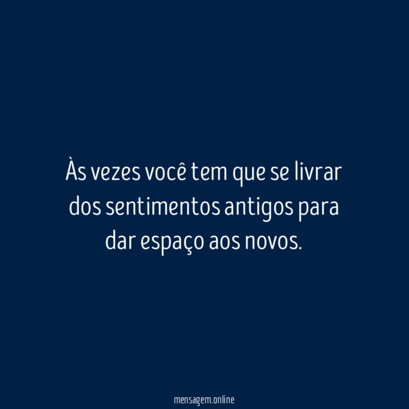 Às vezes você tem que se livrar dos