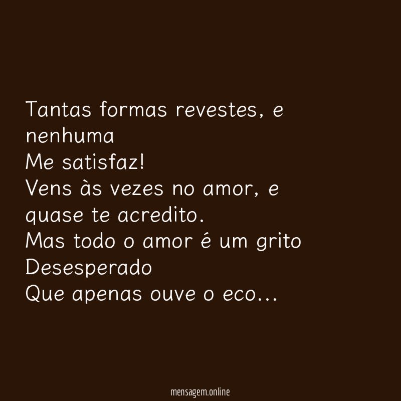 Tantas formas revestes