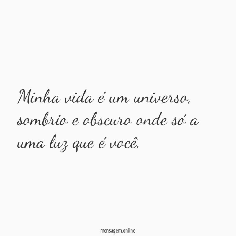 Minha vida é um universo