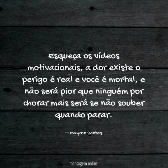 Esqueça os vídeos motivacionais
