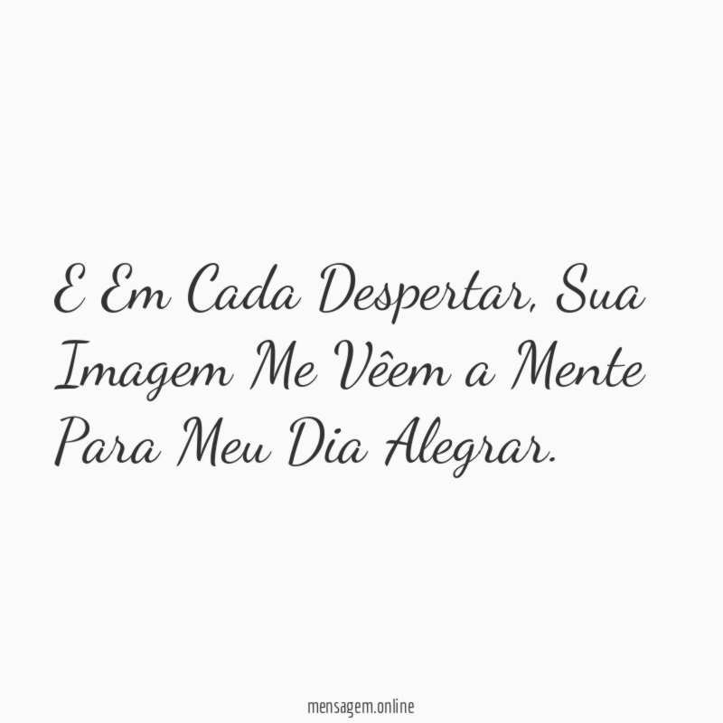 E Em Cada Despertar