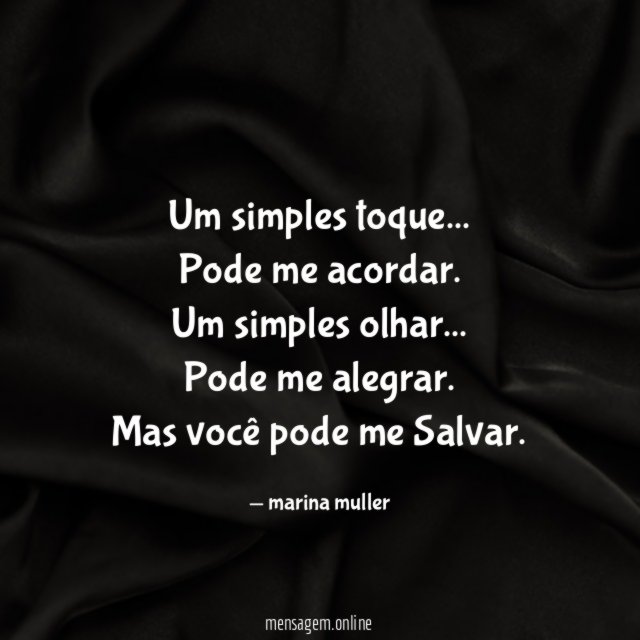 Um simples toque