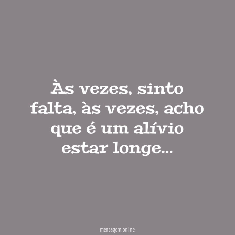 Às vezes