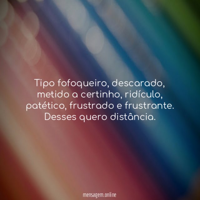 Tipo fofoqueiro