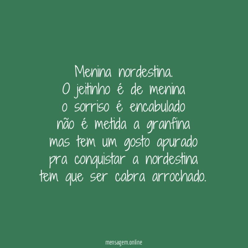 Menina nordestina.