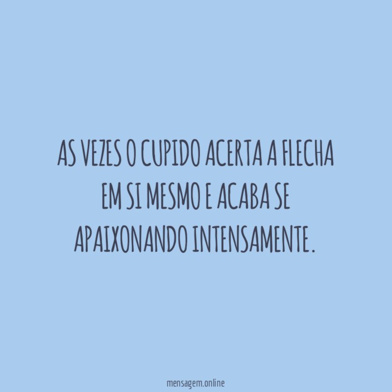 As vezes o cupido acerta a flecha em