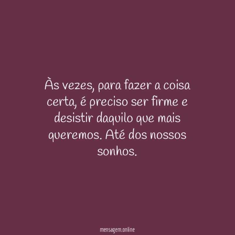 Às vezes