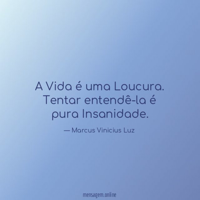 A Vida é uma Loucura