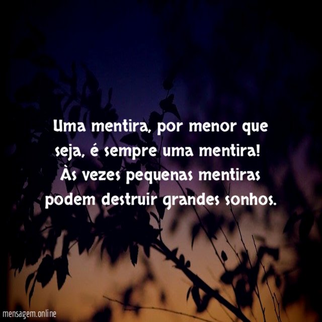 Uma mentira