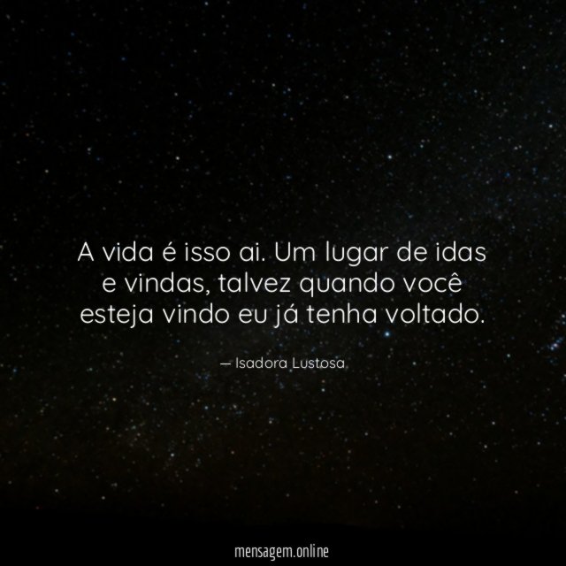A vida é isso ai