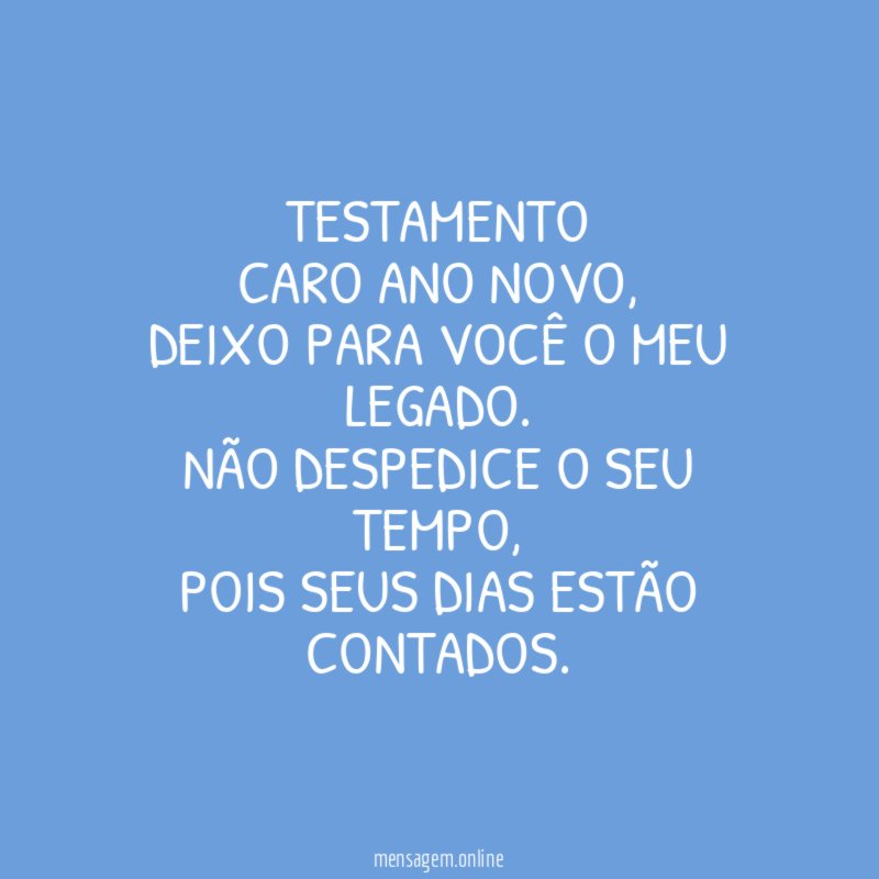 TESTAMENTO