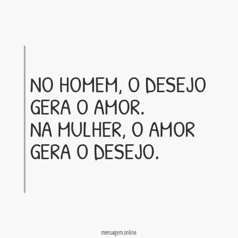 No homem