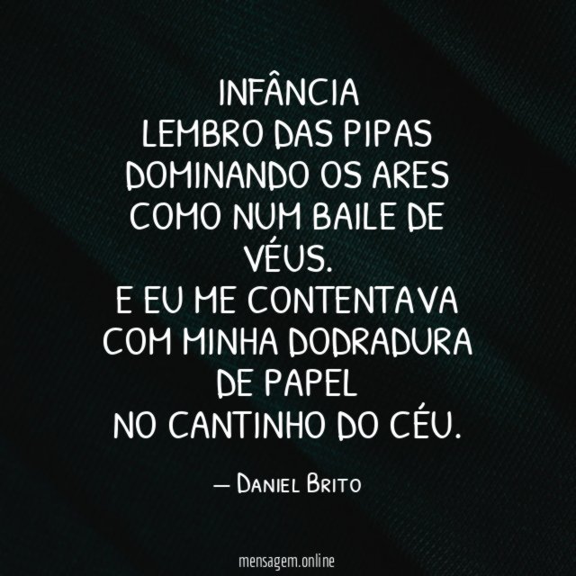 INFÂNCIA