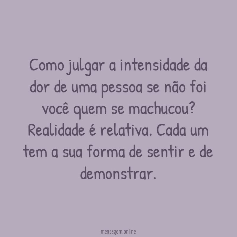 Como julgar a intensidade da dor de uma