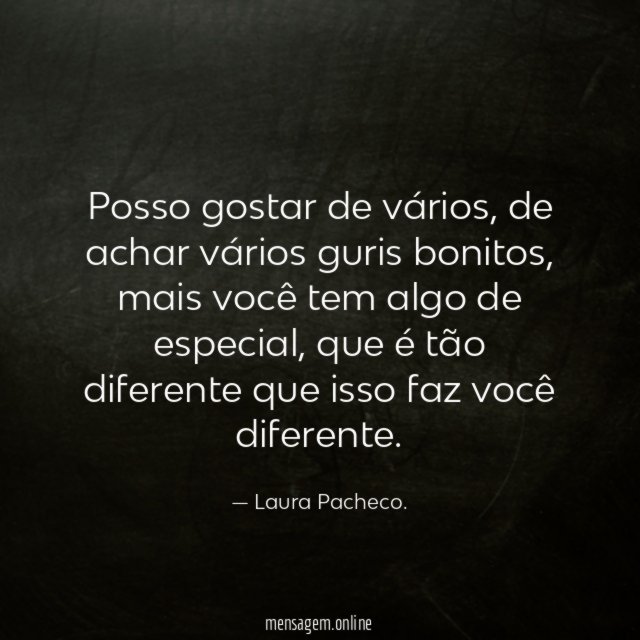 Posso gostar de vários