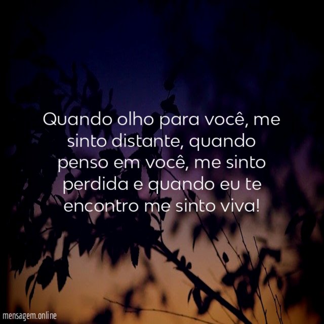 Quando olho para você