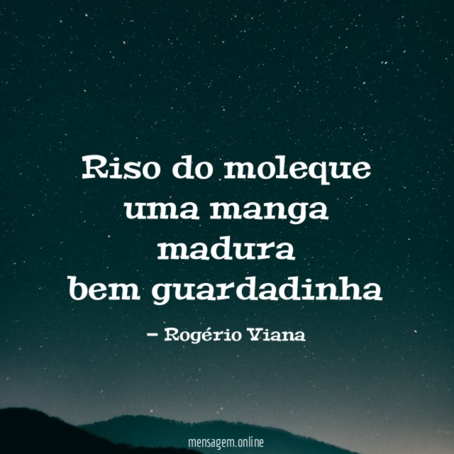 riso do moleque uma manga madura bem guardadinha