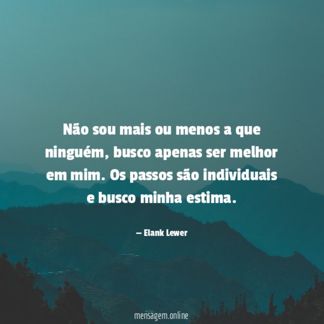Não sou mais ou menos a que ninguém