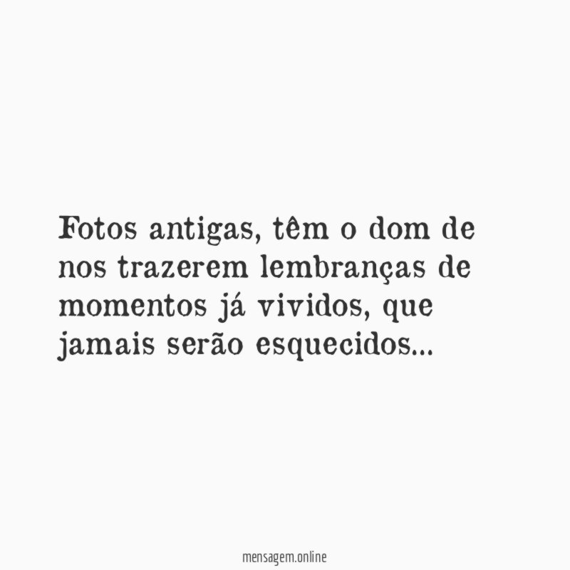 Fotos antigas