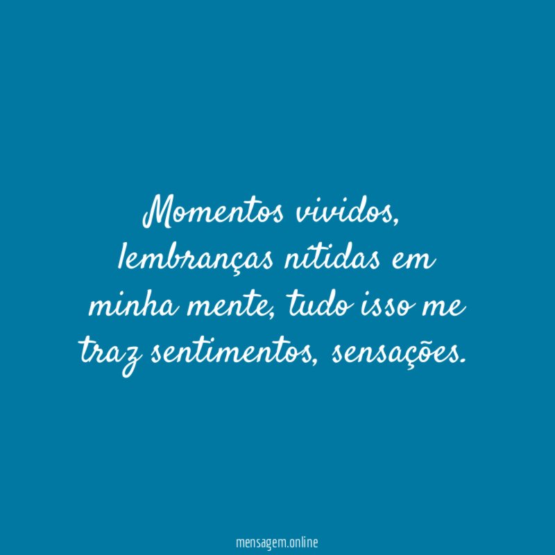 Momentos vividos
