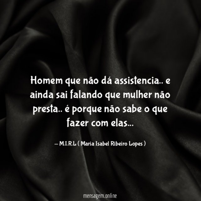 Homem que não dá assistencia
