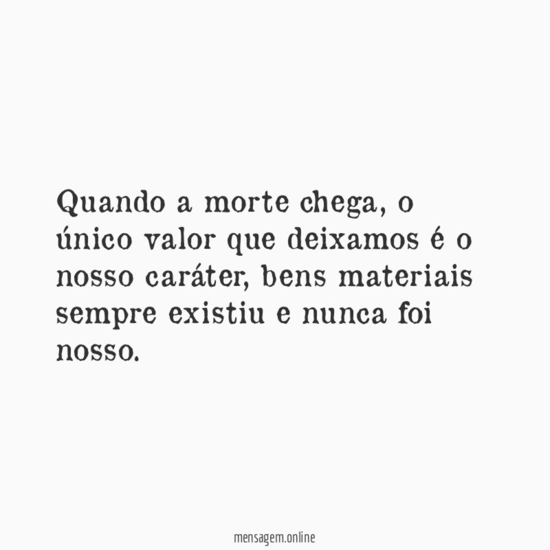 Quando a morte chega