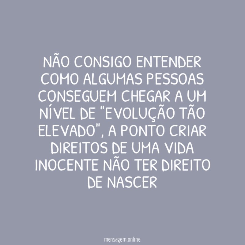 Não consigo entender como algumas pessoas conseguem chegar