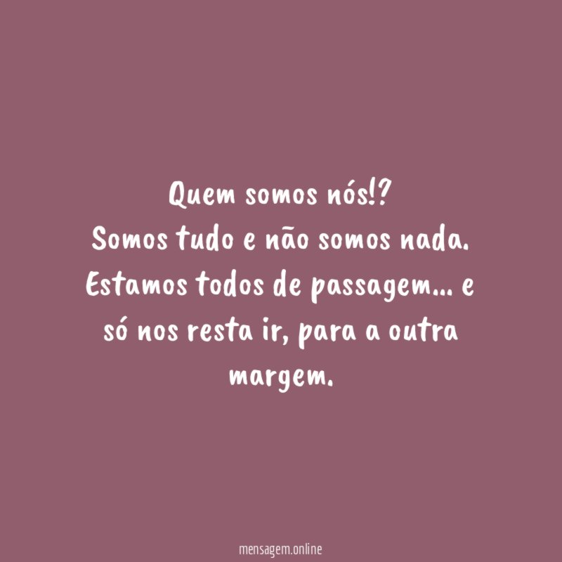 Quem somos nós