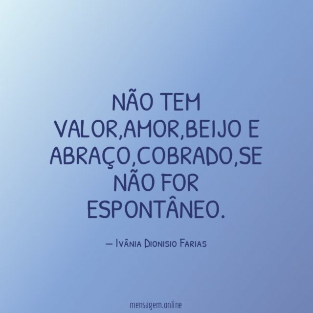 Não tem valor