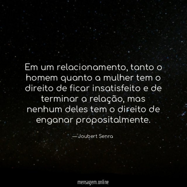 Em um relacionamento