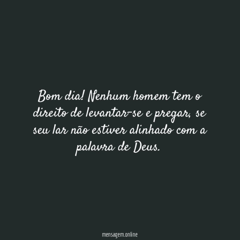 Bom dia
