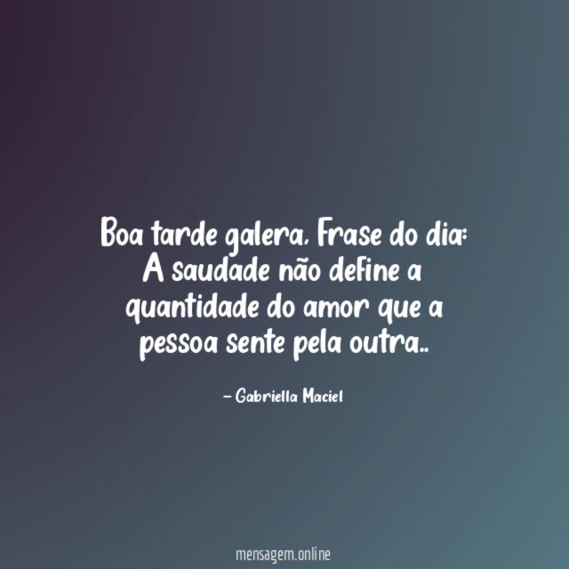 Boa tarde galera