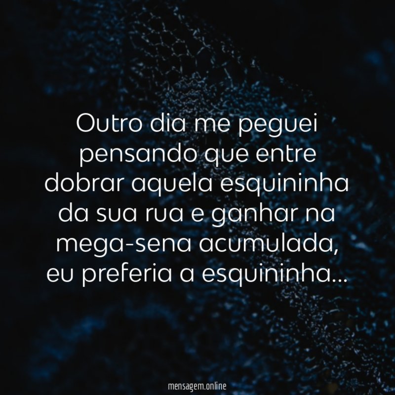 Outro dia me peguei pensando que entre dobrar