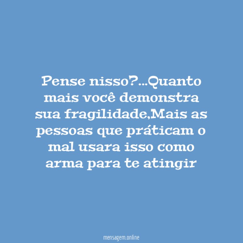 Pense nisso