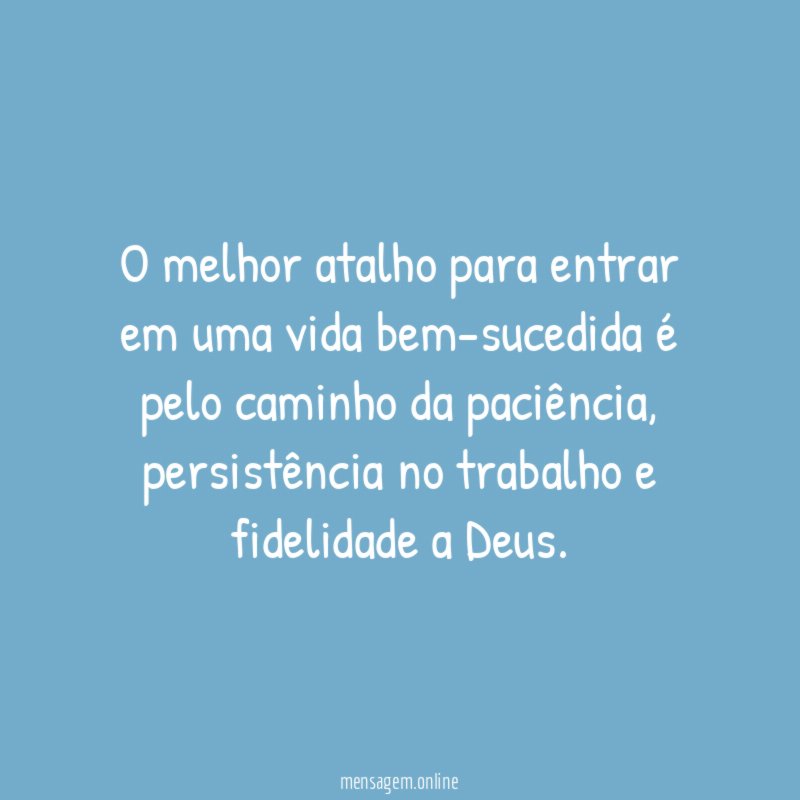 O melhor atalho para entrar em uma vida