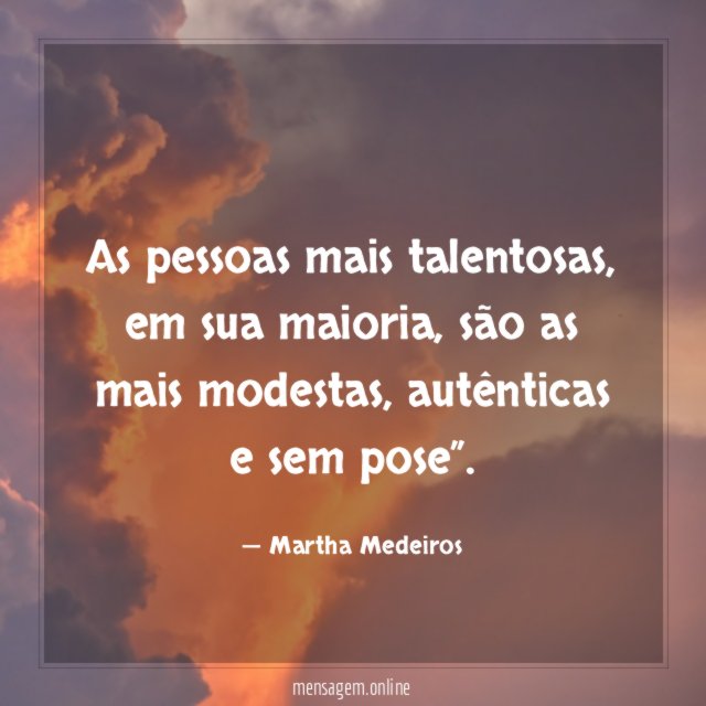 As pessoas mais talentosas