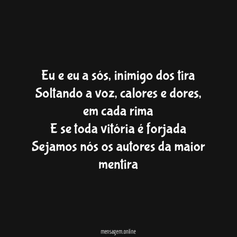 Eu e eu a sós