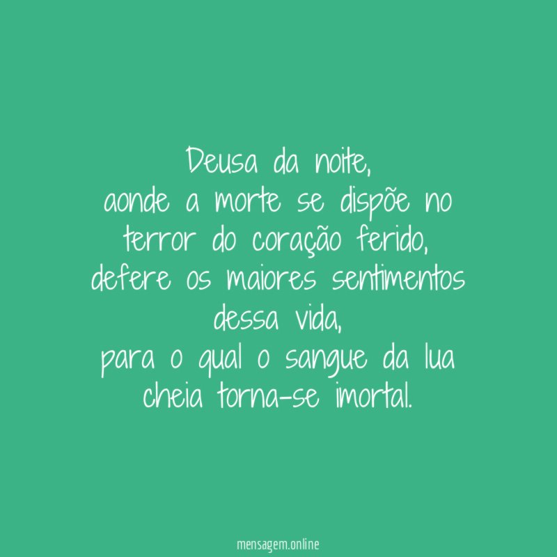 Deusa da noite