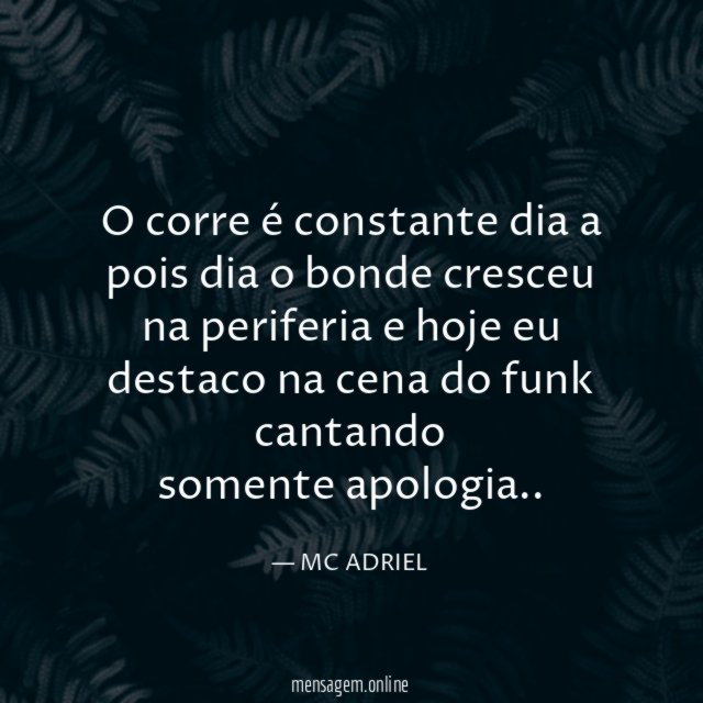 o corre é constante dia a pois dia
