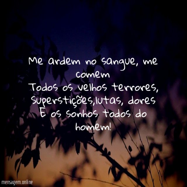 Me ardem no sangue