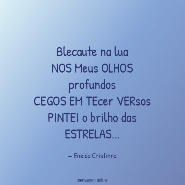 Blecaute na lua