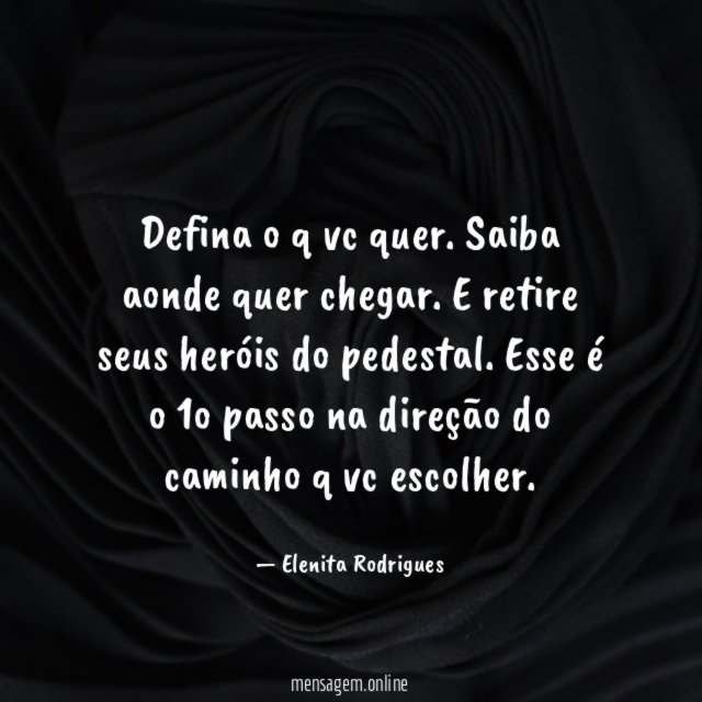 Defina o q vc quer