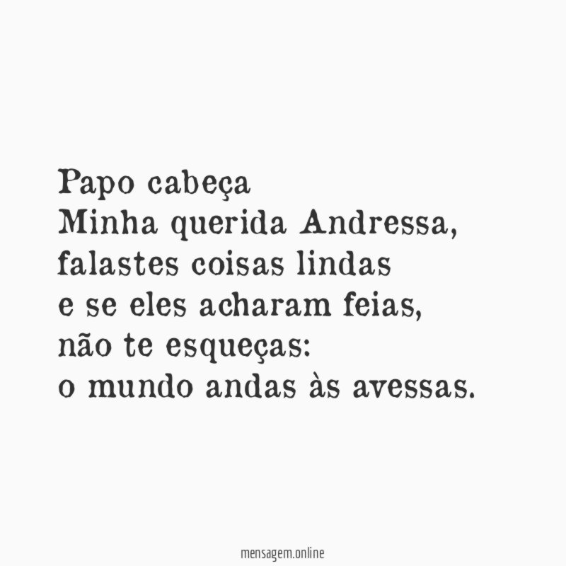 Papo cabeça