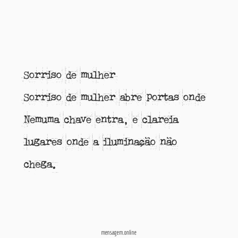 Sorriso de mulher