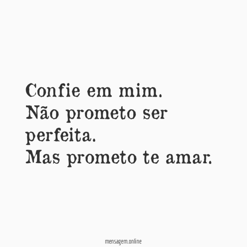 Confie em mim
