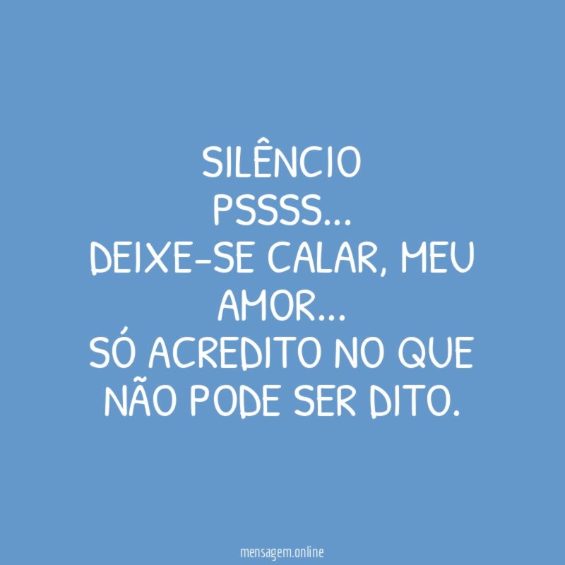 SILÊNCIO